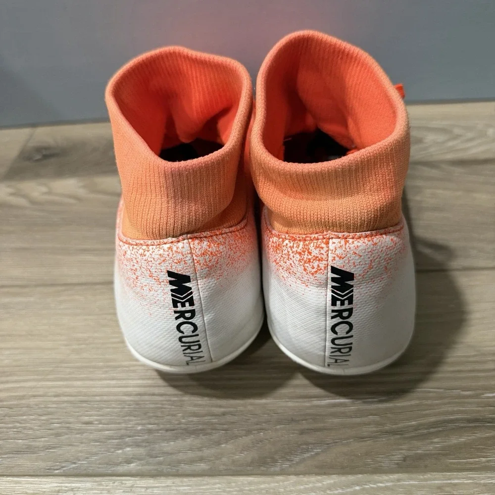 Nike Mercurial Superfly 6 Elite FG Soccer Cleats Orange White AH7365-801 Mens 13